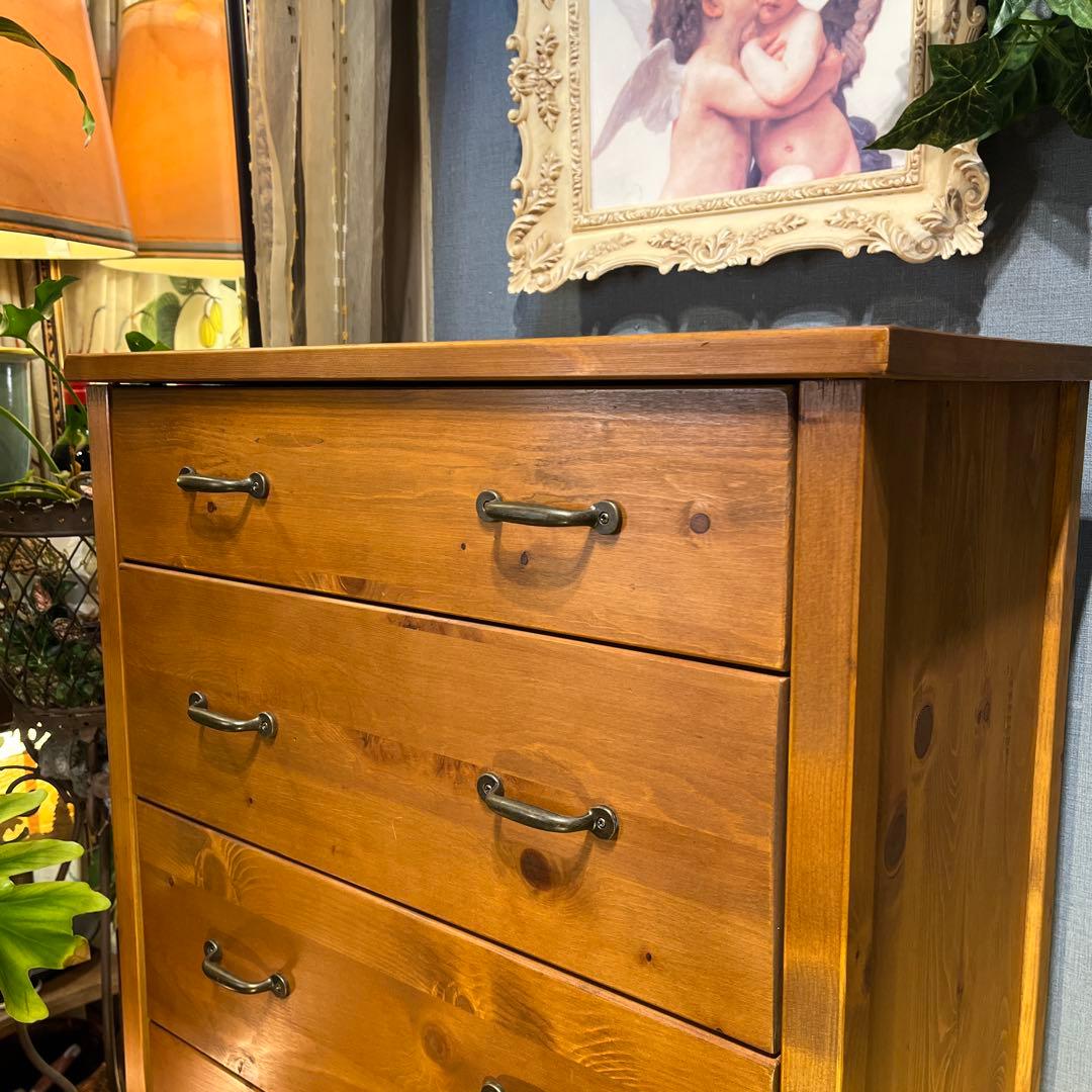 Sale フレンチカントリー　パインソリッド　クラシック　チェストキャビネット