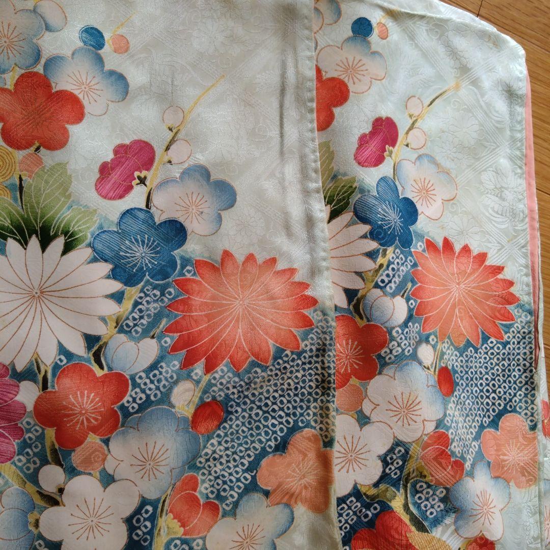 正絹　振袖　8枚　着物まとめ売り　リメイク用