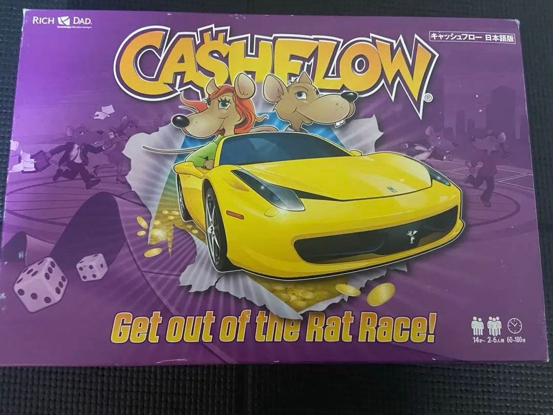 【cliezauru中身未開封】金持ち父さん キャッシュフローボードゲーム