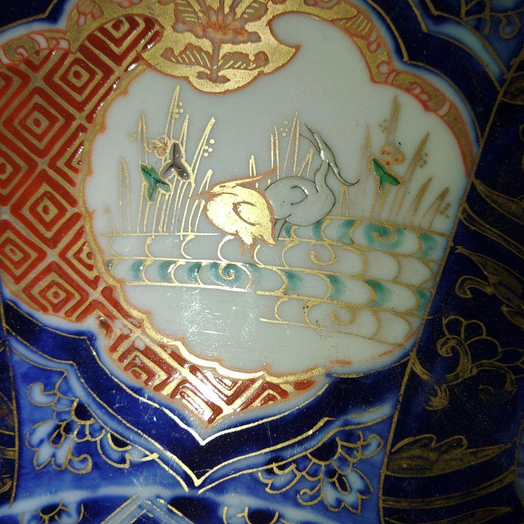 有田焼　ヤマトク窯　色絵大皿　Φ40cm