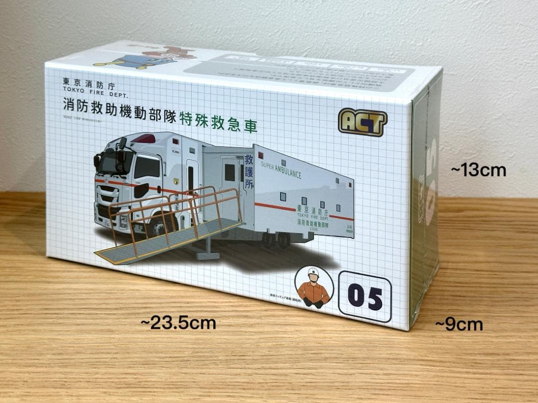 ACTCAR 東京消防庁 消防救助機動部隊 アクトカー ACT0005 防護柵付
