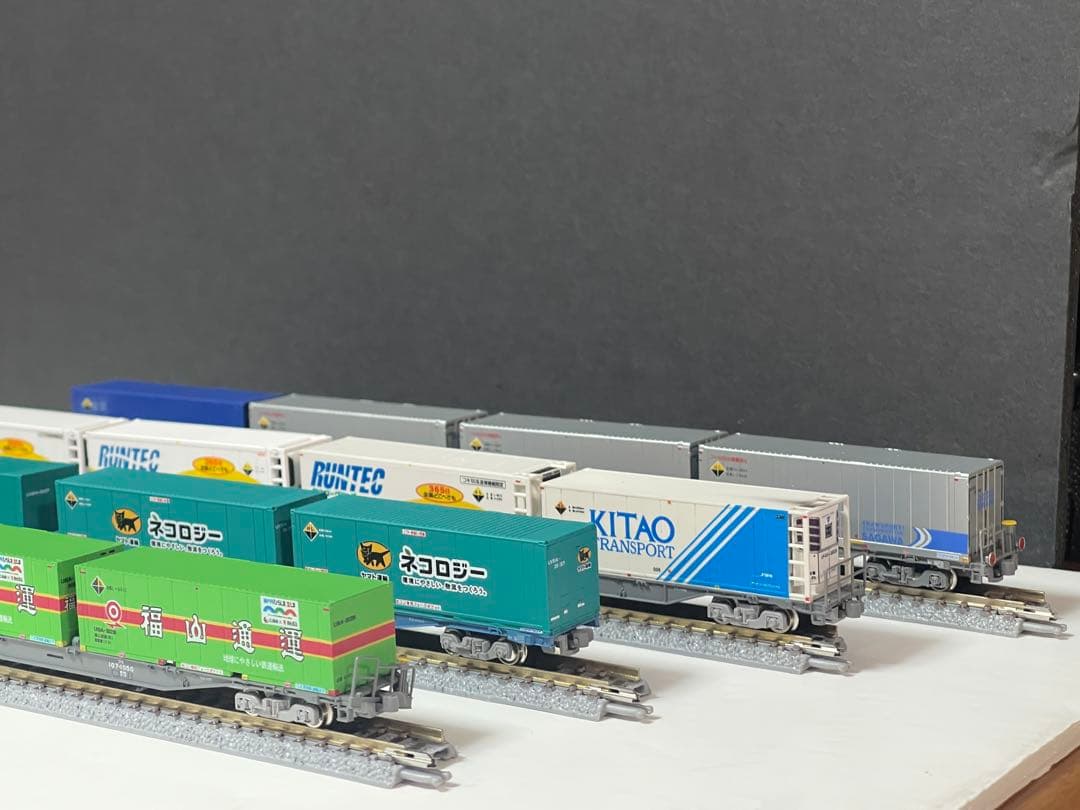 コキ106 107 26両フルコンテナ　1050レ貨物列車一式