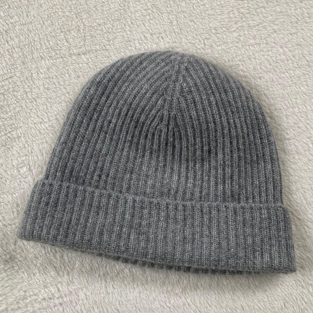 極美品 【カシミヤ100%】Johnstons of Elgin ニット帽