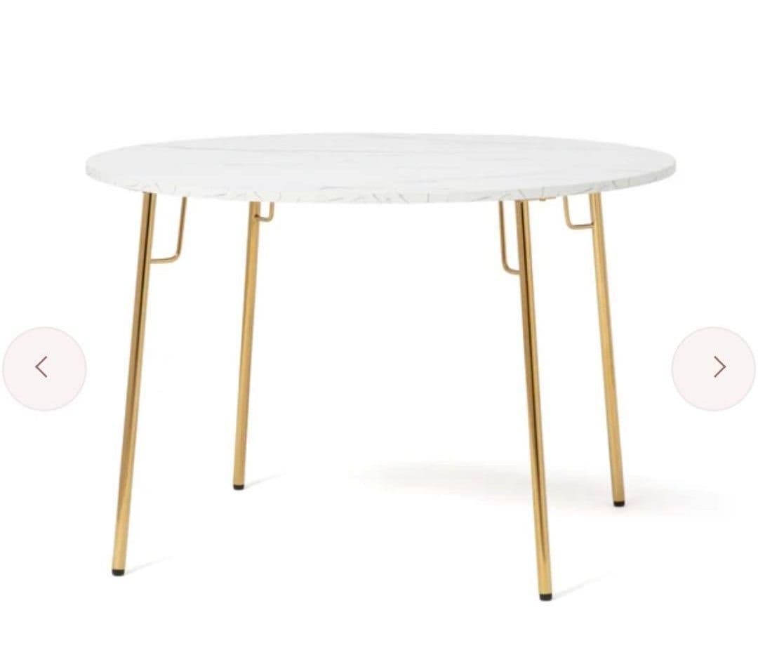 X'masSALE★最終価格Francfrancダイニングテーブル丸型１１０cm