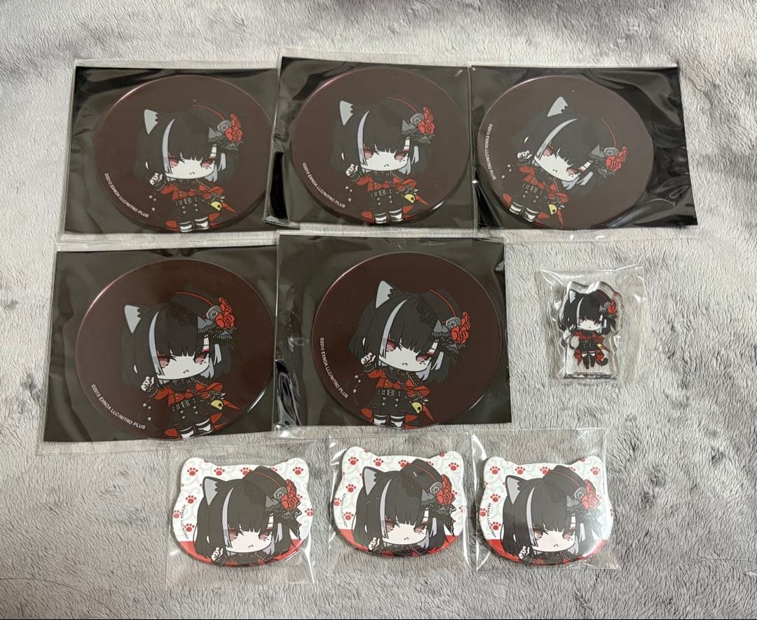 【バラ売り可】刀猫　アクリルコースター アクブロ 缶バッジ 京極正宗　刀剣乱舞