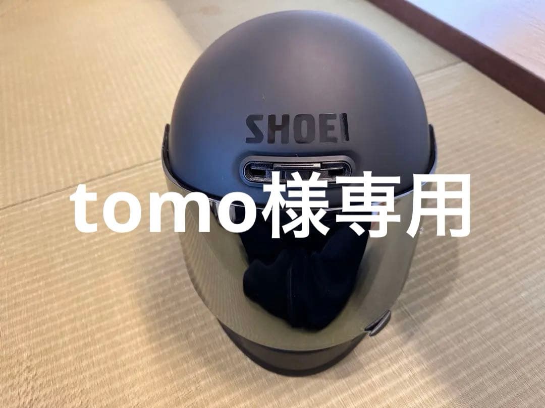 tomoSHOEI フルフェイスGlamster艶消し黒XLサイズ