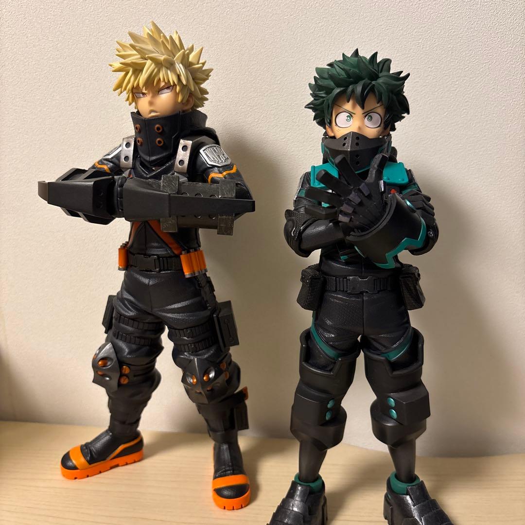 ヒロアカ一番くじ デク＆かっちゃんフィギュアセット