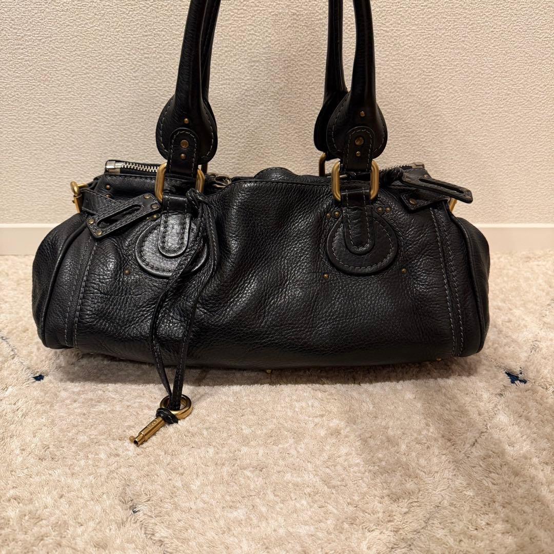 【廃盤・美品】Chloé　クロエ　パディントン　ミィディアム　ブラック　黒　人気