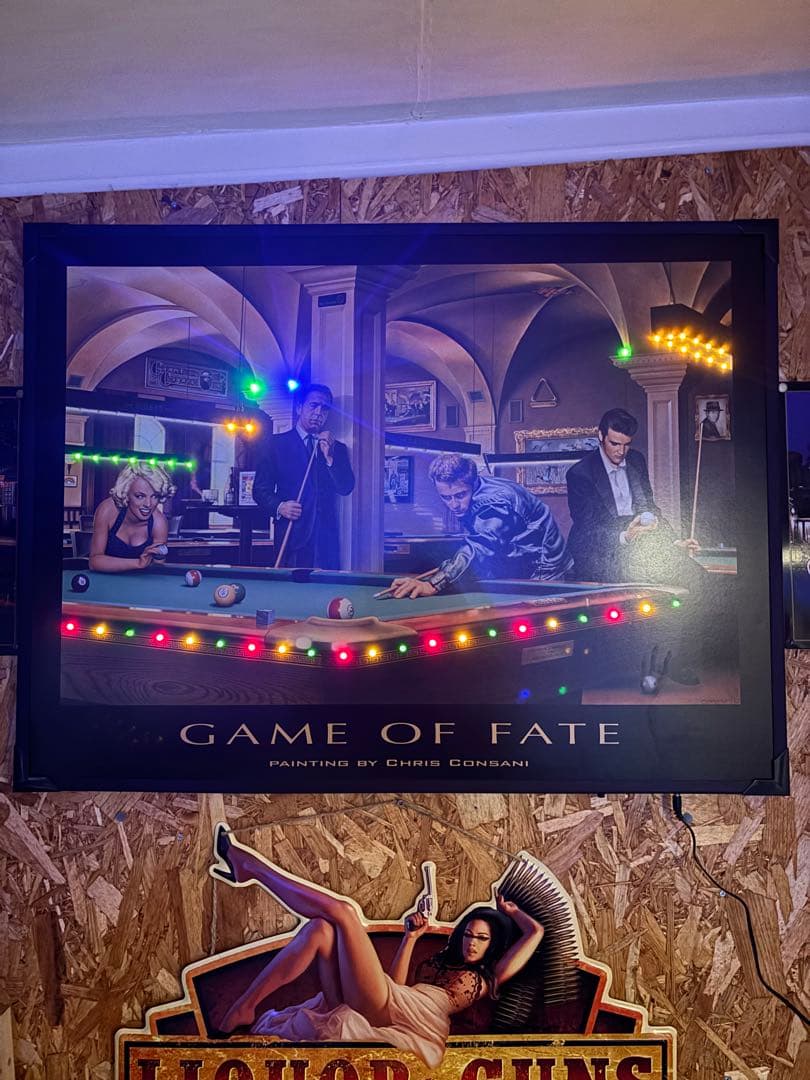 ☆めちゃクール LED ピクチャー ポスター アート ジェームスディーン☆