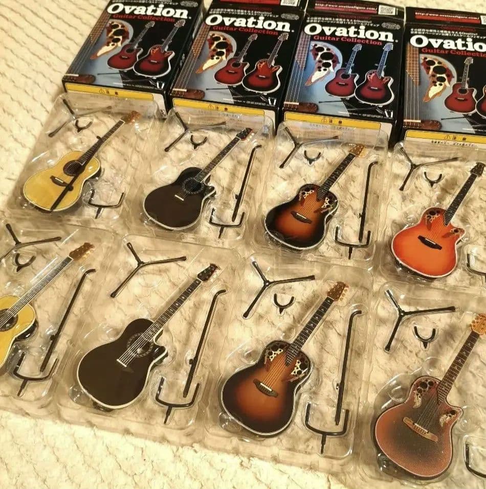 Ovation 1/8スケール フィギュア　オベーション ギター 8個セット