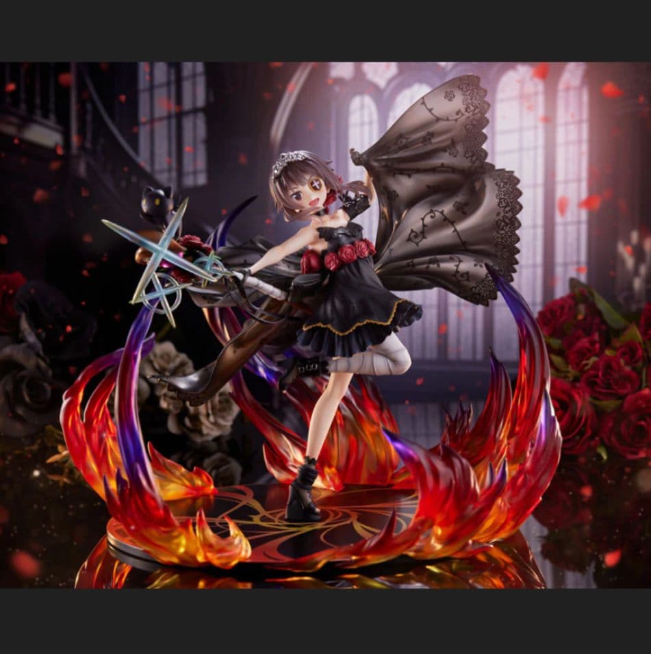めぐみん 漆黒の薔薇ドレスver. 1/7スケールフィギュア