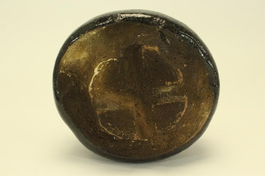 茶道具 黒楽茶碗 古美術(BB470)