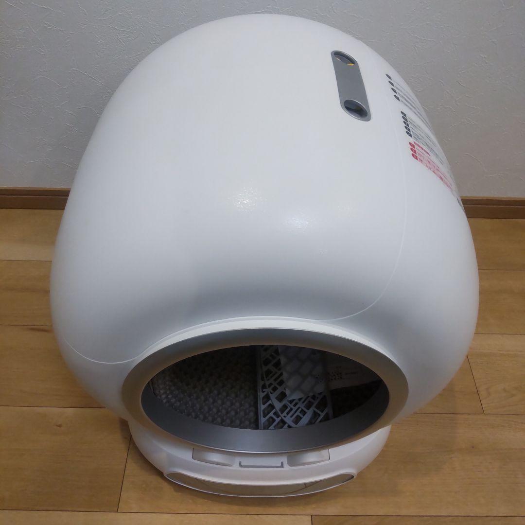新品未使用　自動クリーニング猫用トイレ 丸型 ホワイト