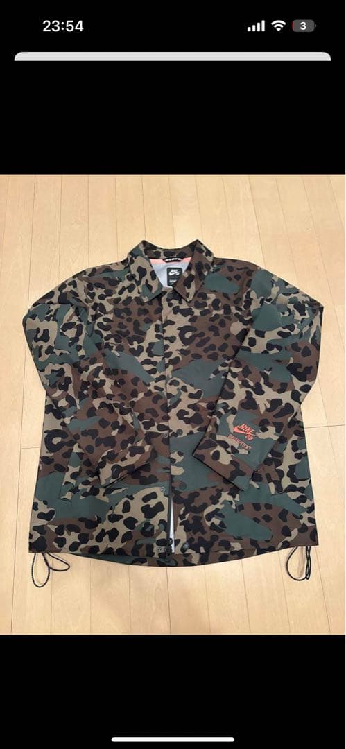 最終値下げ　NIKE SB ヒョウ柄ジャケット Lサイズ