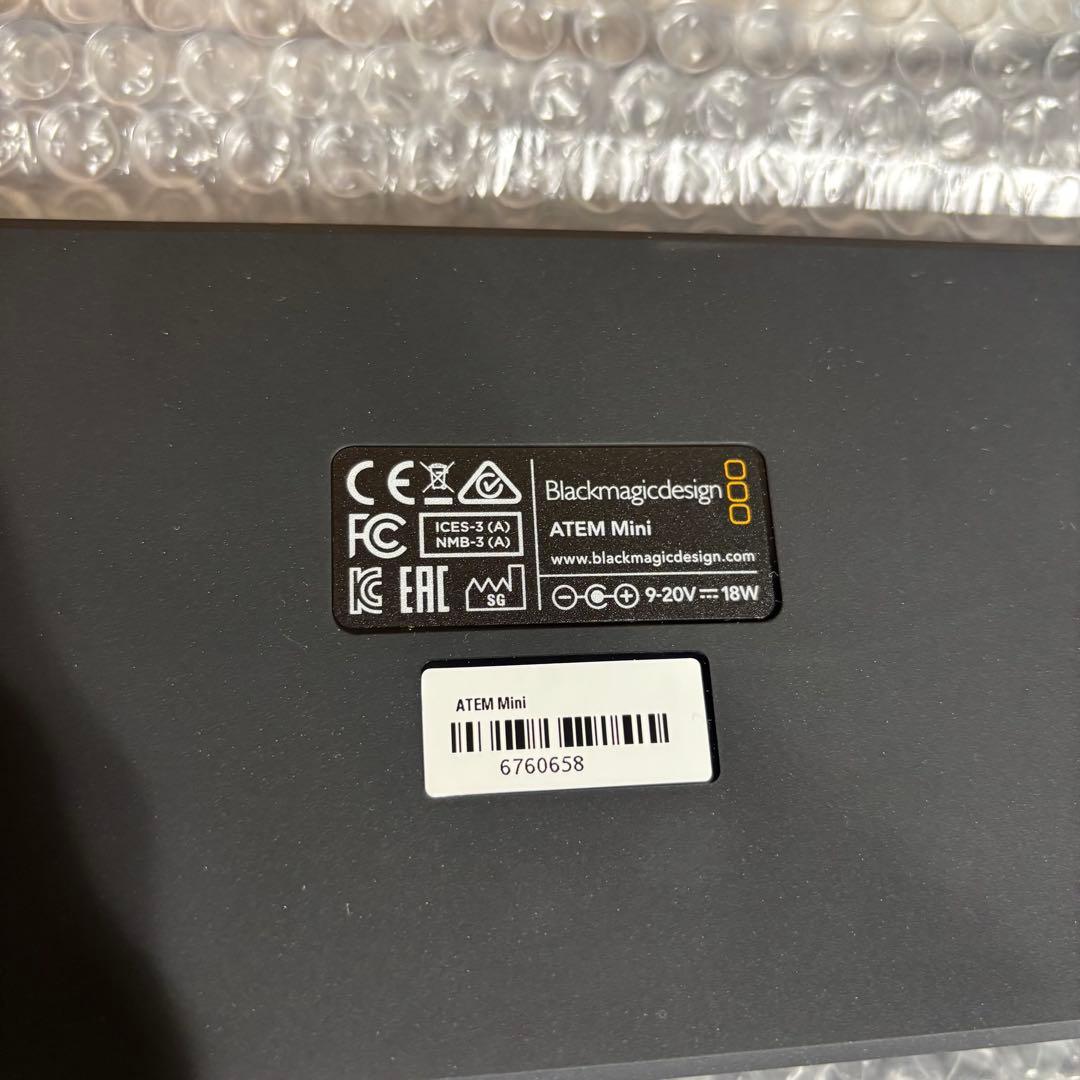 ATEM Mini Design Blackmagic ブラックマジックデザイン