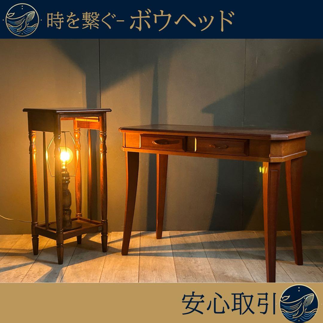 希少　洋風　クラシック　ワイドコンソール　ナイトテーブル　サイドボード　R