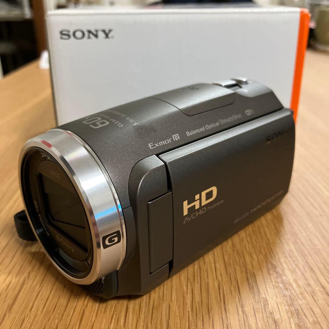 SONY HDR-CX680（マイク、卓上三脚、ケース付き）