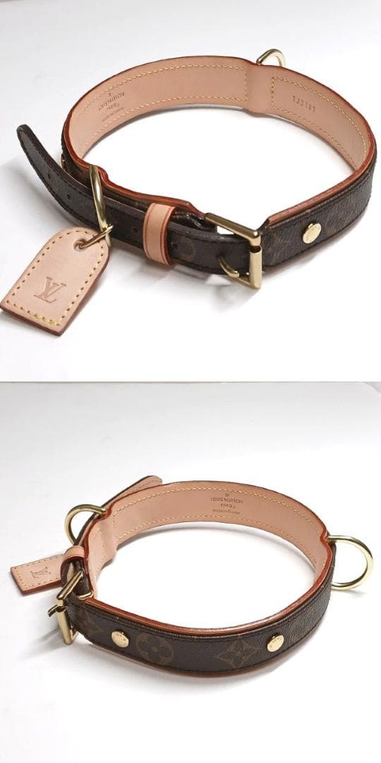 トニー&ロビー様首輪 大型犬 コリエバクスターGM ドッグカラー 廃盤品②