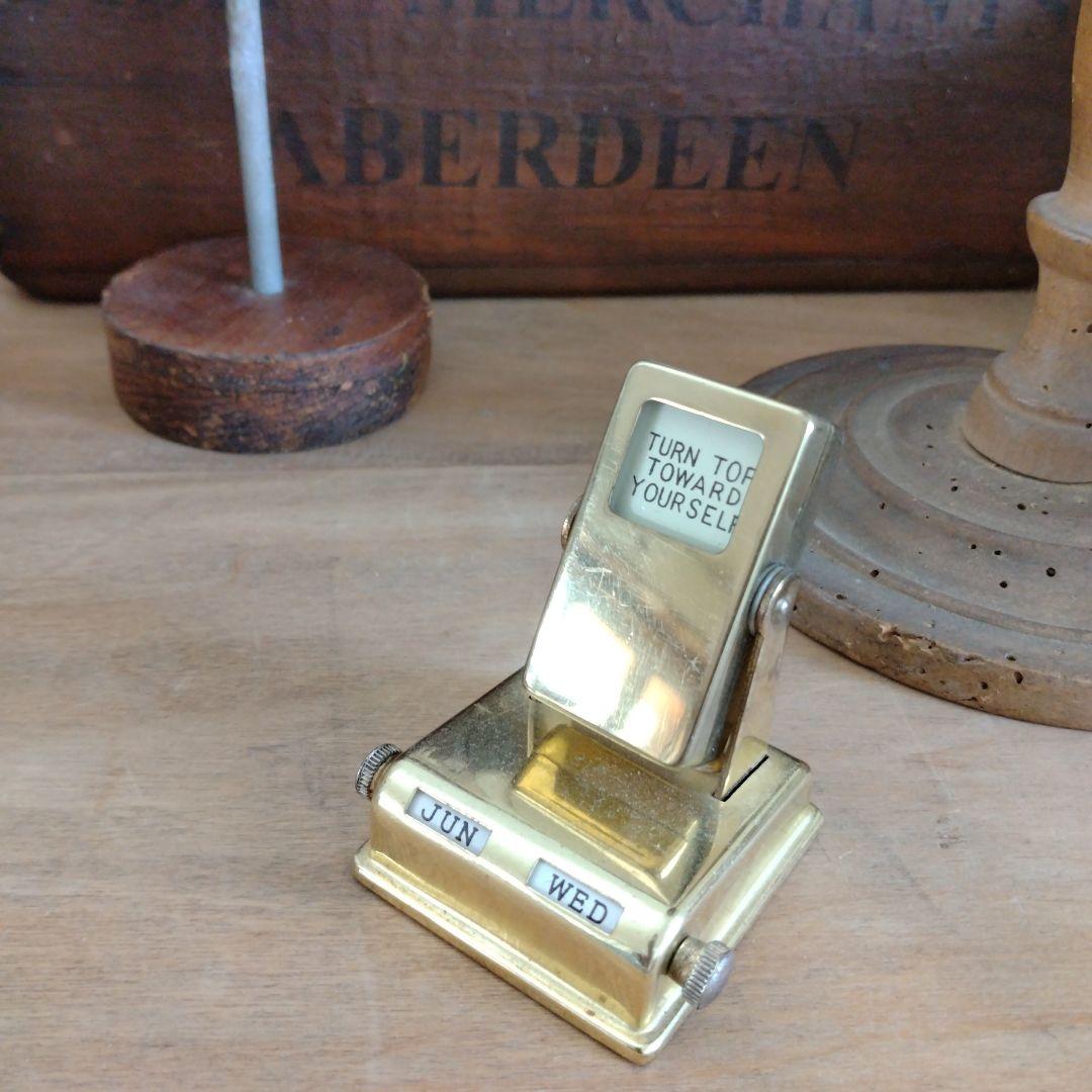 アンティーク卓上カレンダー/日めくり永年カレンダー