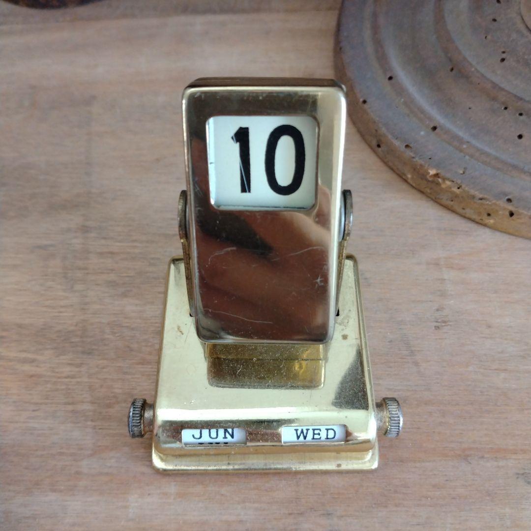 アンティーク卓上カレンダー/日めくり永年カレンダー