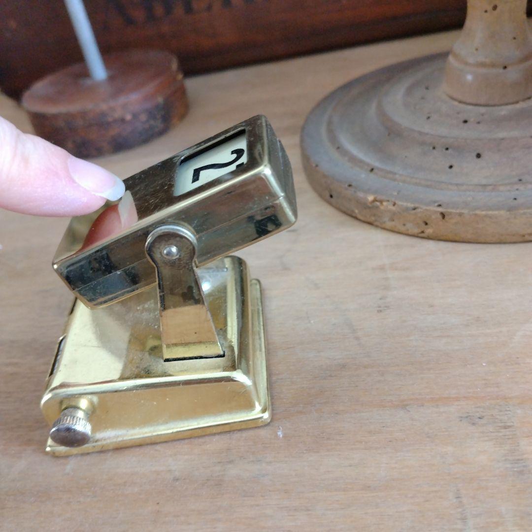 アンティーク卓上カレンダー/日めくり永年カレンダー