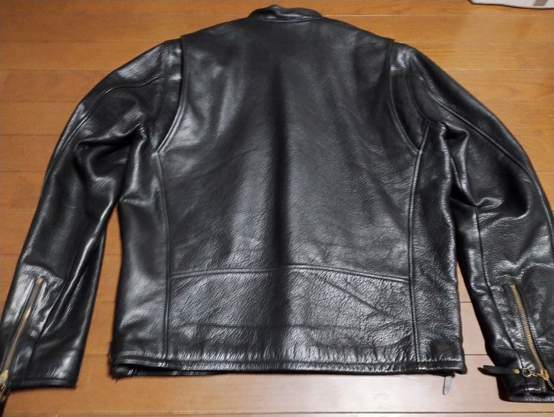 BEAMS PLUS 牛革シングルライダース L　USA製