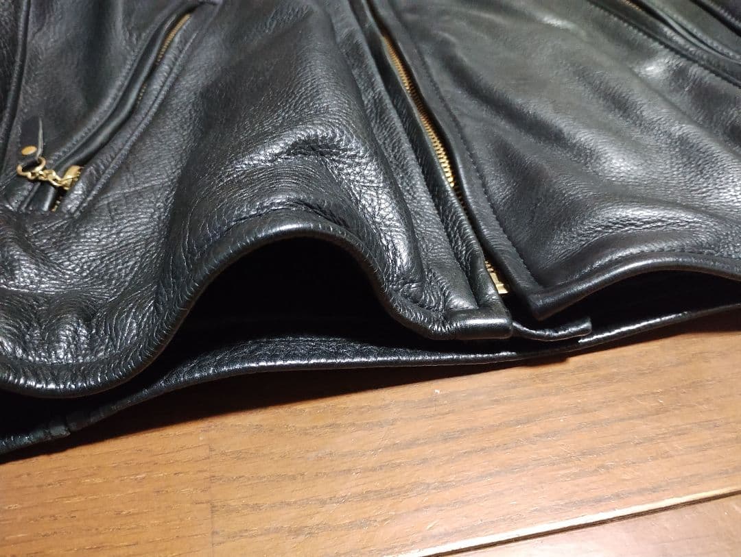 BEAMS PLUS 牛革シングルライダース L　USA製