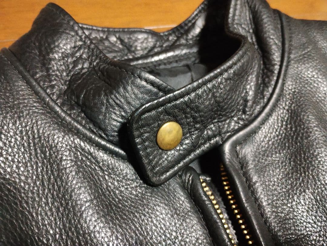 BEAMS PLUS 牛革シングルライダース L　USA製