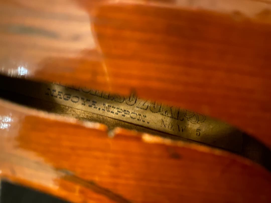 弦楽器 Masakichi Suzuki violin. No.W5 1923-1933