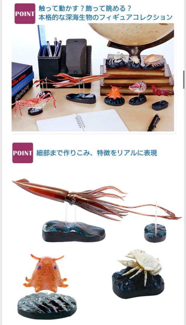 即日発送　新品未開封 カロラータ 立体図鑑 深海生物プレミアム ボックス