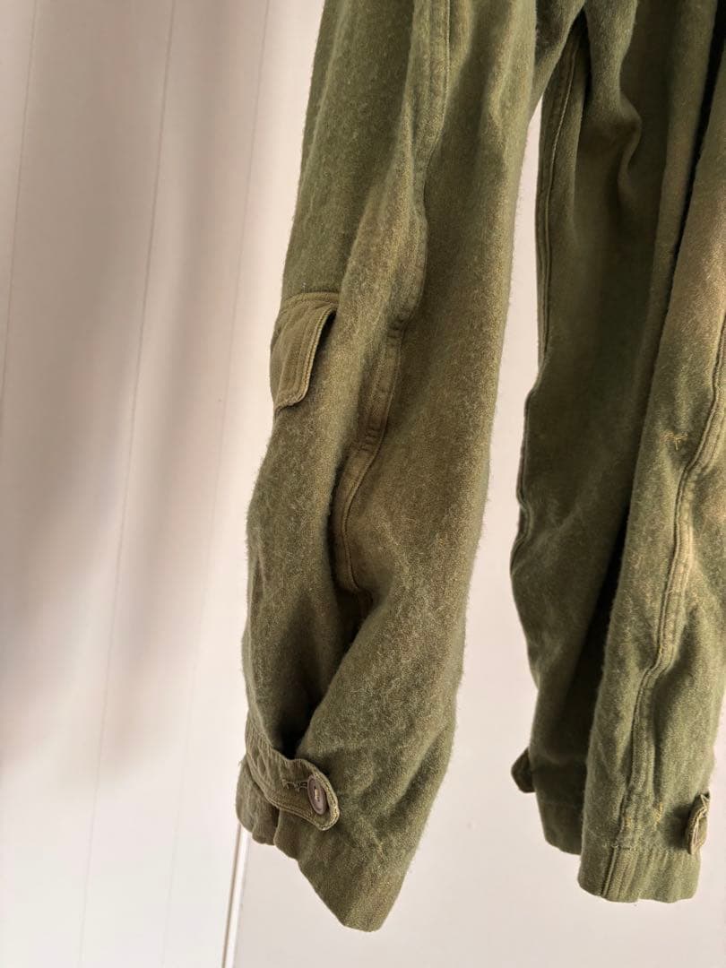 軍もの　ミリタリー　カバーオール　小さめ　つなぎ　フライトスーツ