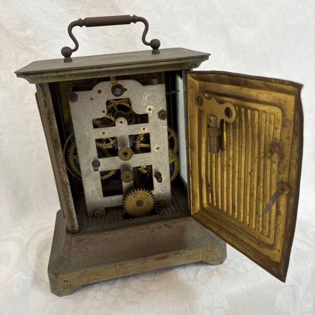 精工舎 SEIKO 置き時計 ゼンマイ 大正 アンティーク