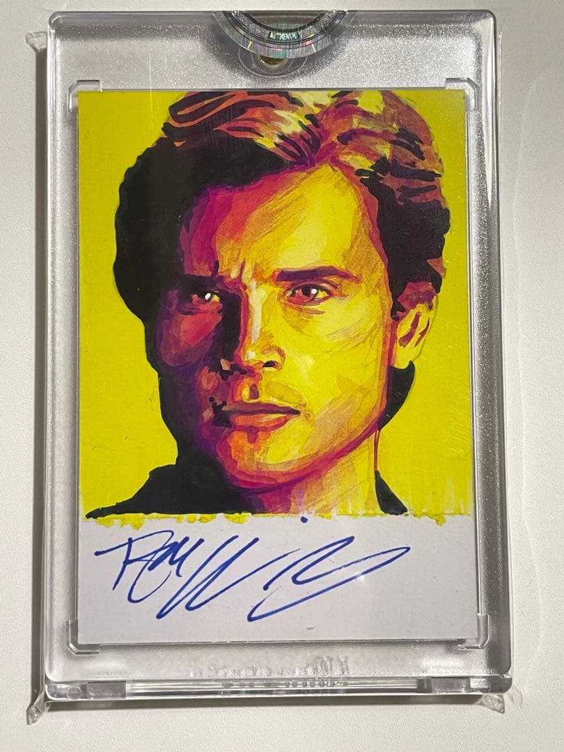 DC コミック　スーパーマン　1/1 スケッチ　カードサイン　マーベル