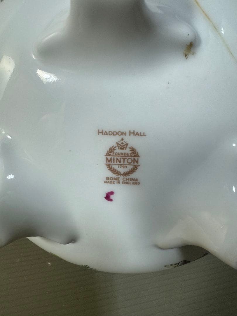 2504 ミントン　ハドンホール　陶花　フローラル