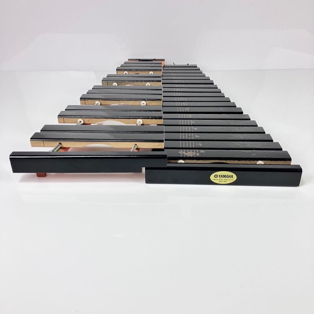 YAMAHA　卓上木琴　No.185　箱、マレット付き　④
