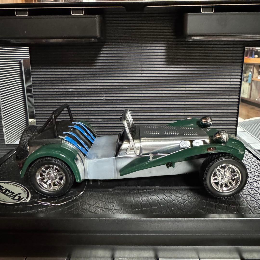 絶版未展示品 京商 1/18 ケーターハム スパー セブン グリーン