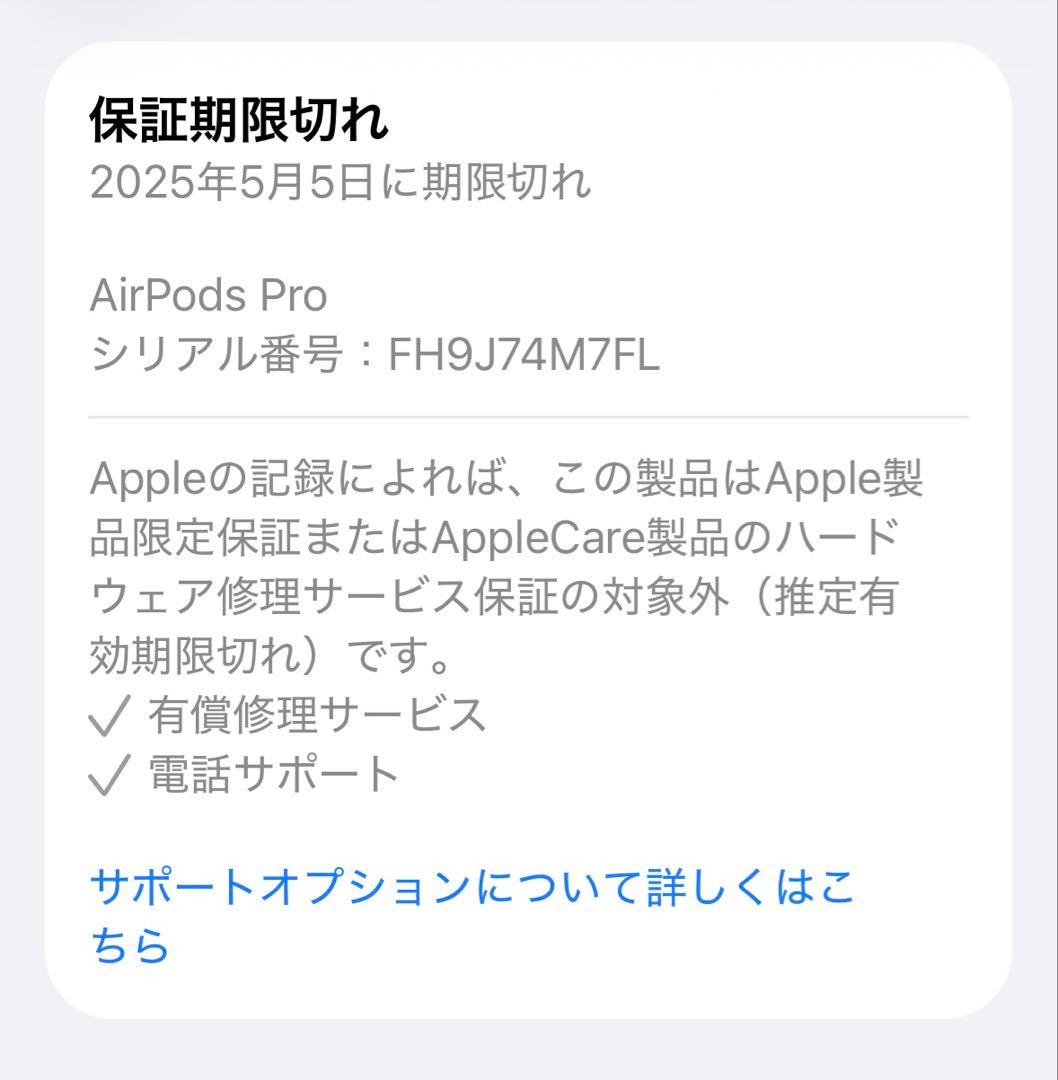イヤホン AirPodsPro2