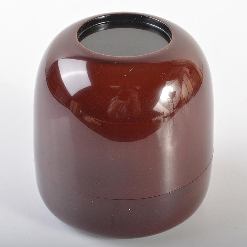 茶道具　 山中塗　中村光佑作　蓋内蒔絵　棗　共布　書付共箱　V　R6764