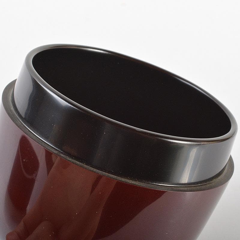 茶道具　 山中塗　中村光佑作　蓋内蒔絵　棗　共布　書付共箱　V　R6764