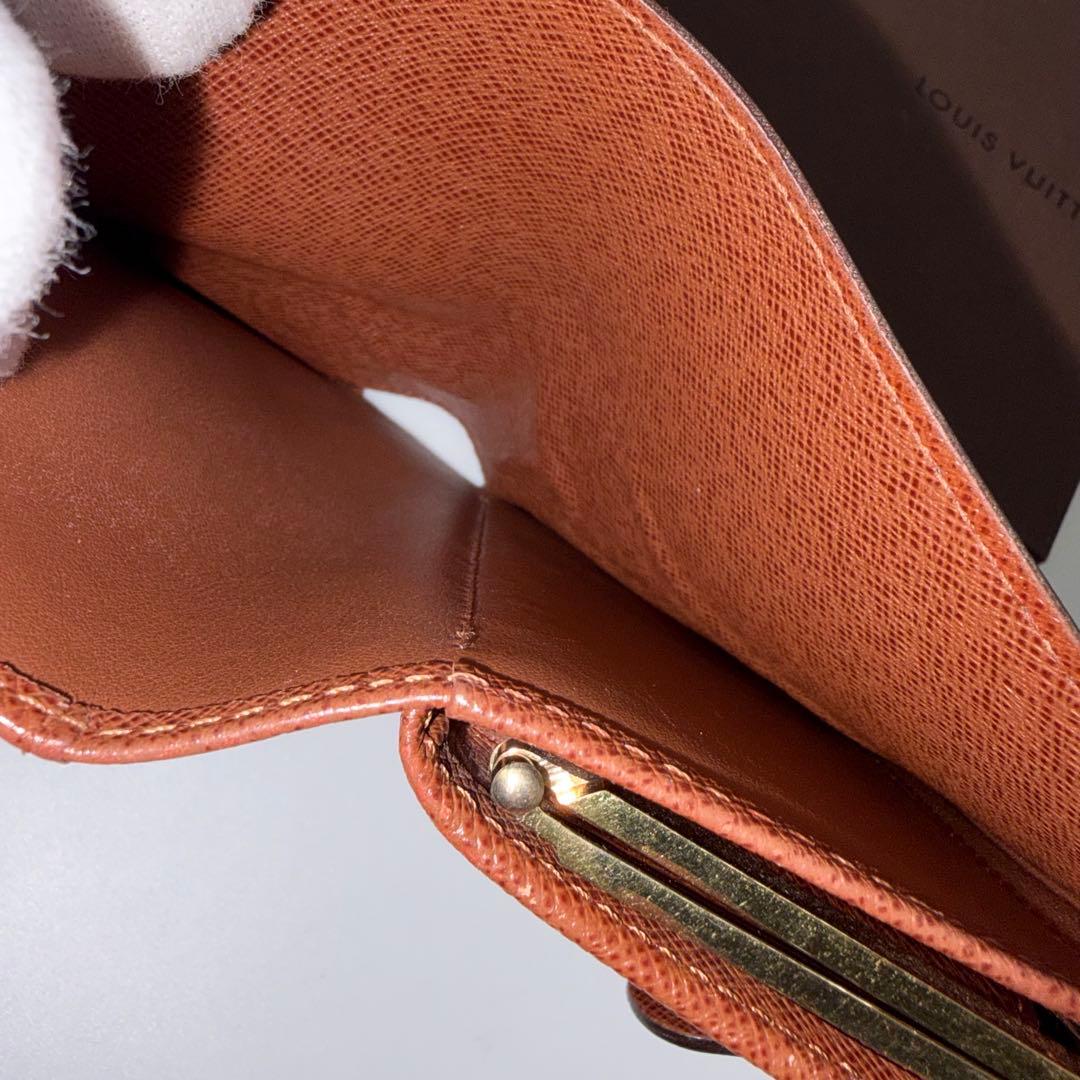 ルイヴィトン☆ポルトモネヴィエノワ 二つ折りがま口折り財布 M61663