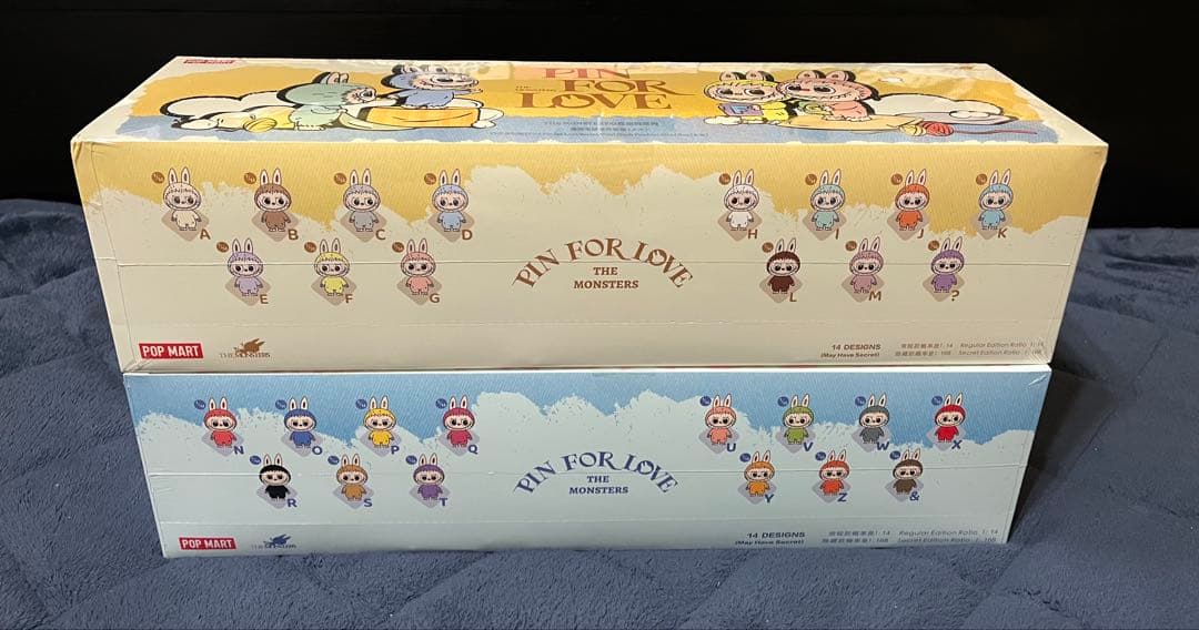 ラブブ PIN FOR LOVE イニシャルA~M N~Z 2アソート セット
