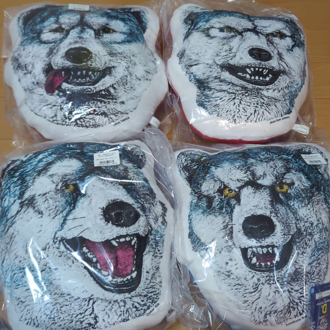 MWAM　一番くじ　C賞D賞Ｅ賞Ｇ賞フェイスクッション　4種セット