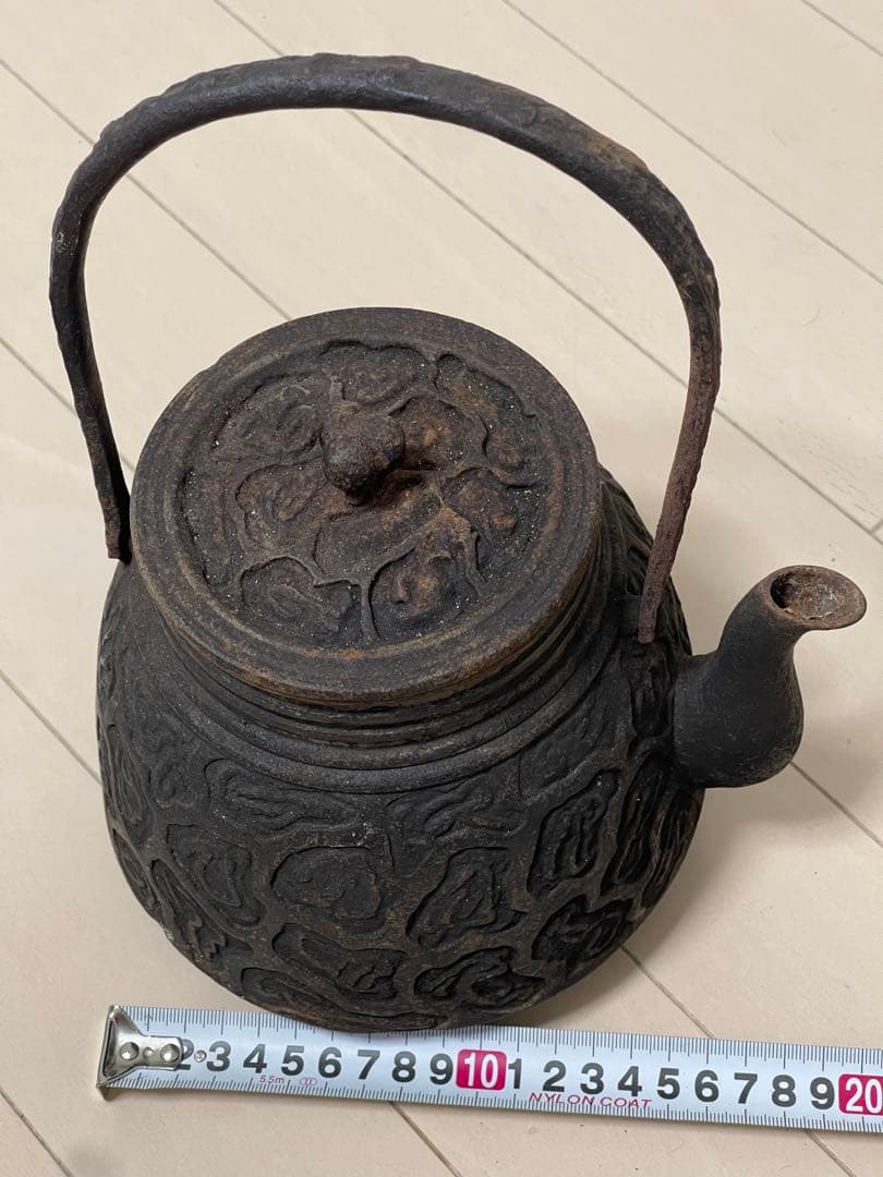 鉄瓶　時代物