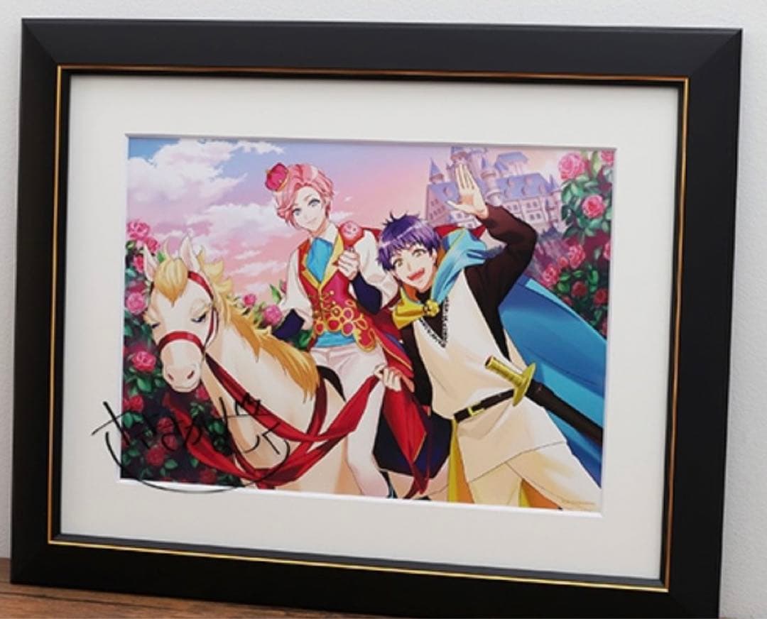 A3!展　東京会場　複製サイン入りキャラファイングラフ　複製原画