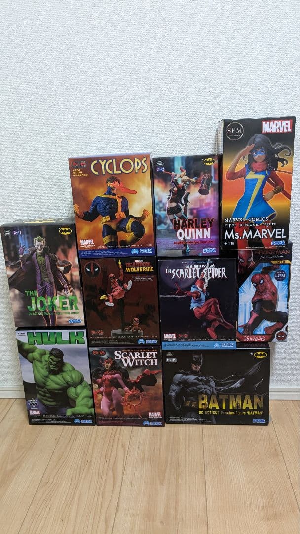 【DC＆MARVEL】プライズフィギュア　8体セット　まとめ売り　+おまけ付き