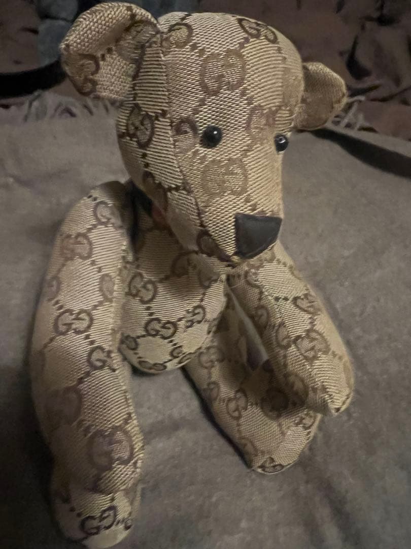 GUCCI グッチ　テディベア　GG 正規品　ぬいぐるみ