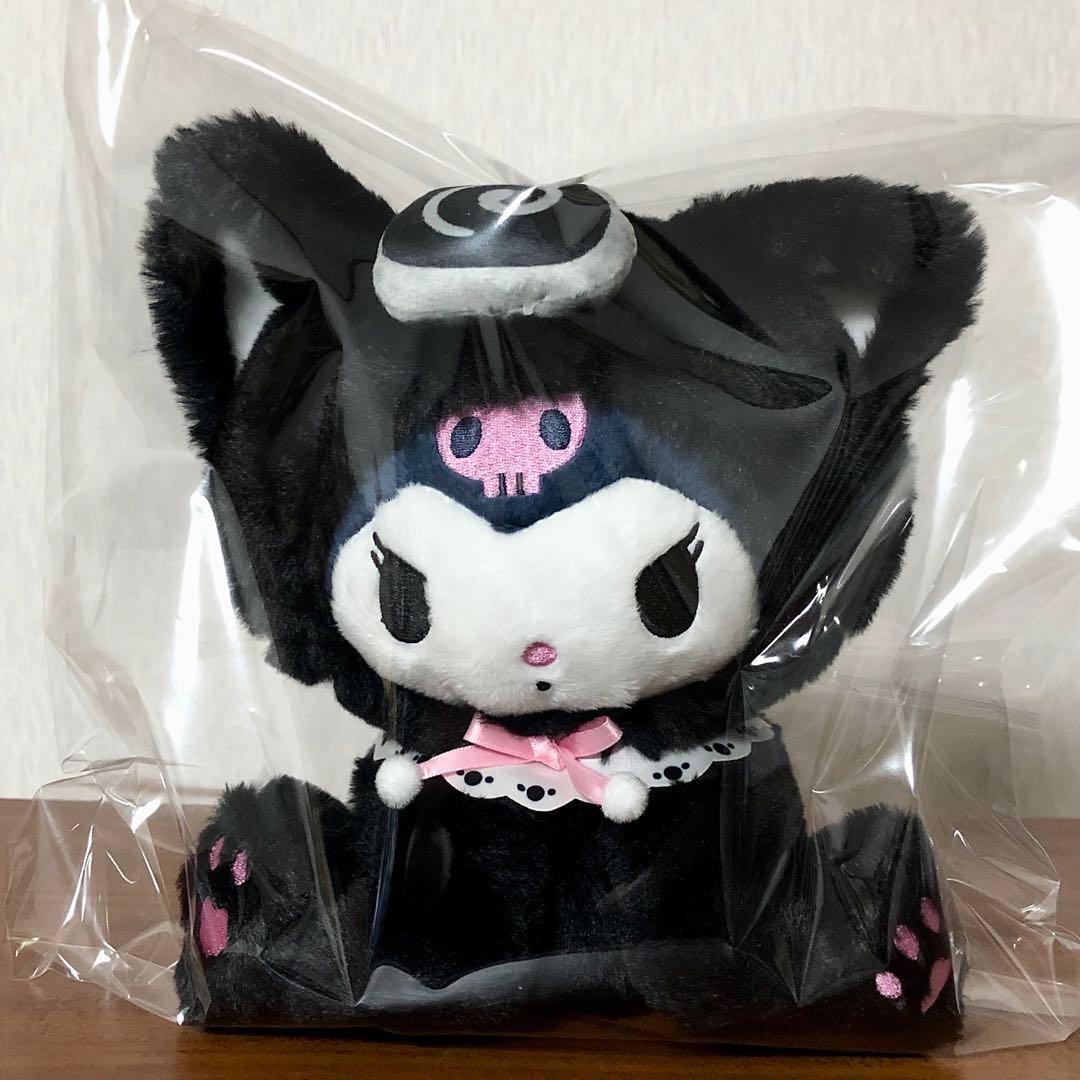 限定 完売品 クロミ 黒ねこおすわりぬいぐるみ ねこねこ食パン