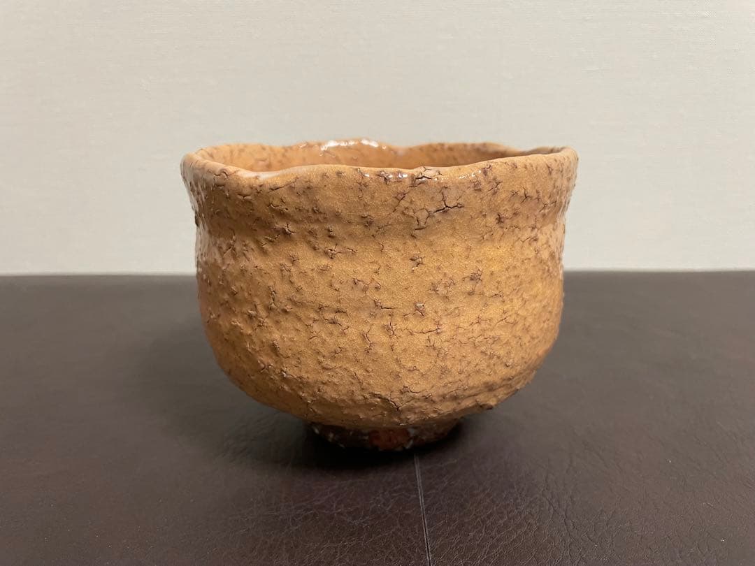 十世坂高麗左衛門　萩焼茶碗　共箱　共布　書付　萩焼　茶碗　茶道具