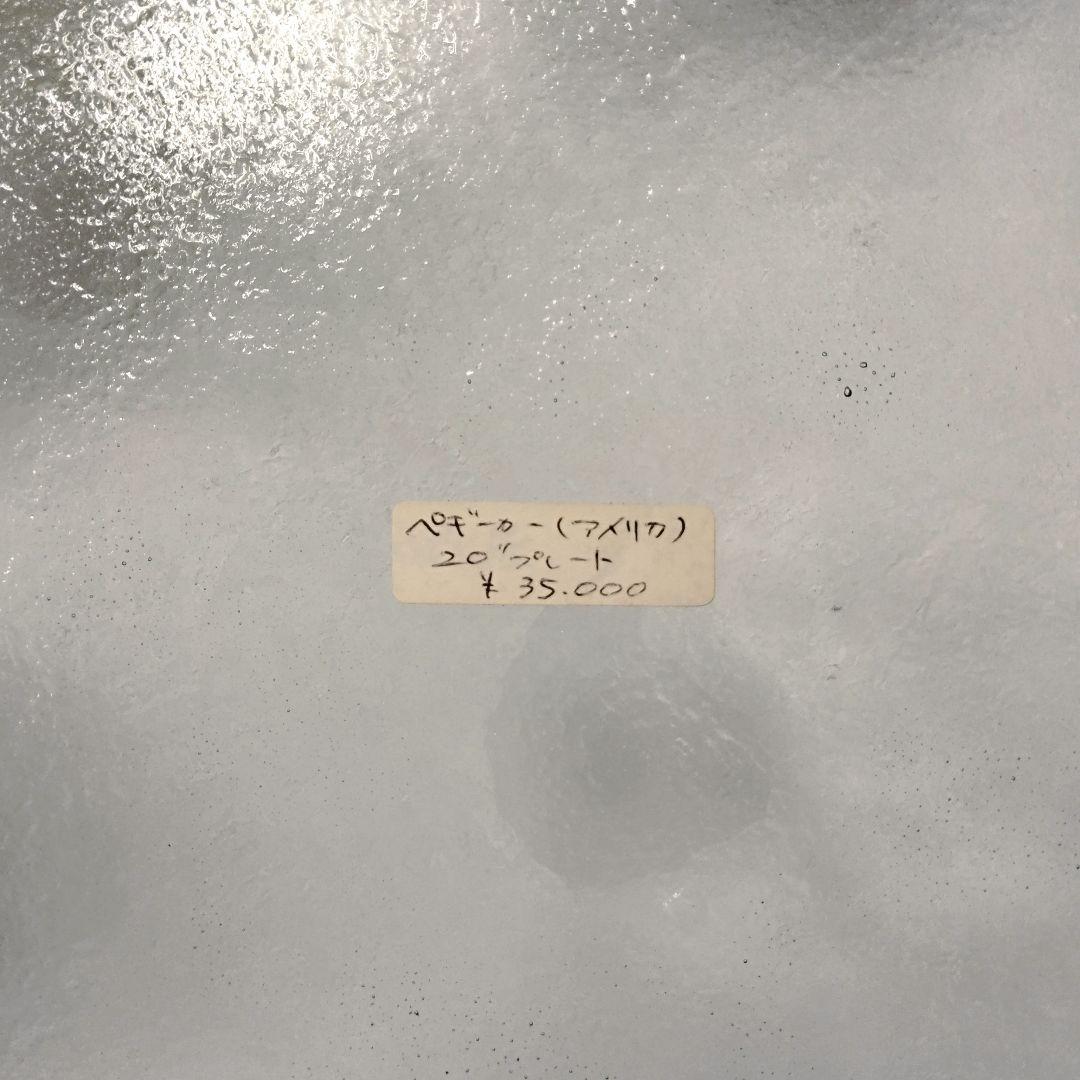 【Peggy Karr】USA  作家  ガラスプレート  大作  サインあり