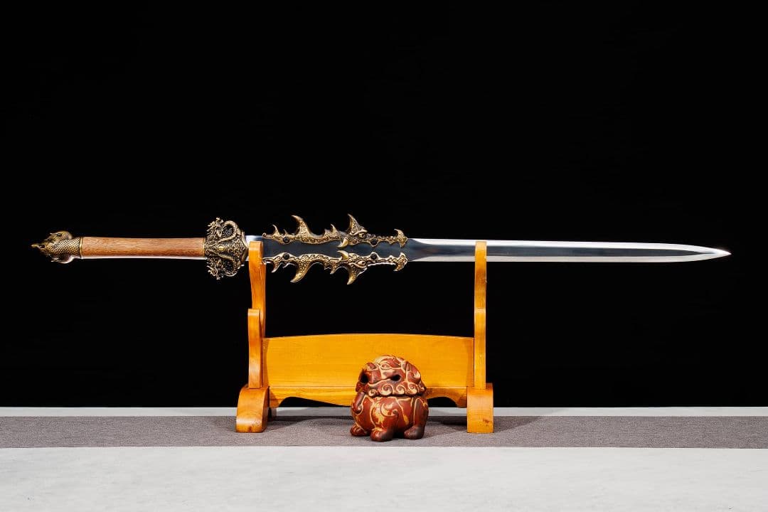 【邪裂魂剣を誅する】古兵器 武具 刀装具 日本刀　模造刀 居合刀 武士道 鑑賞用